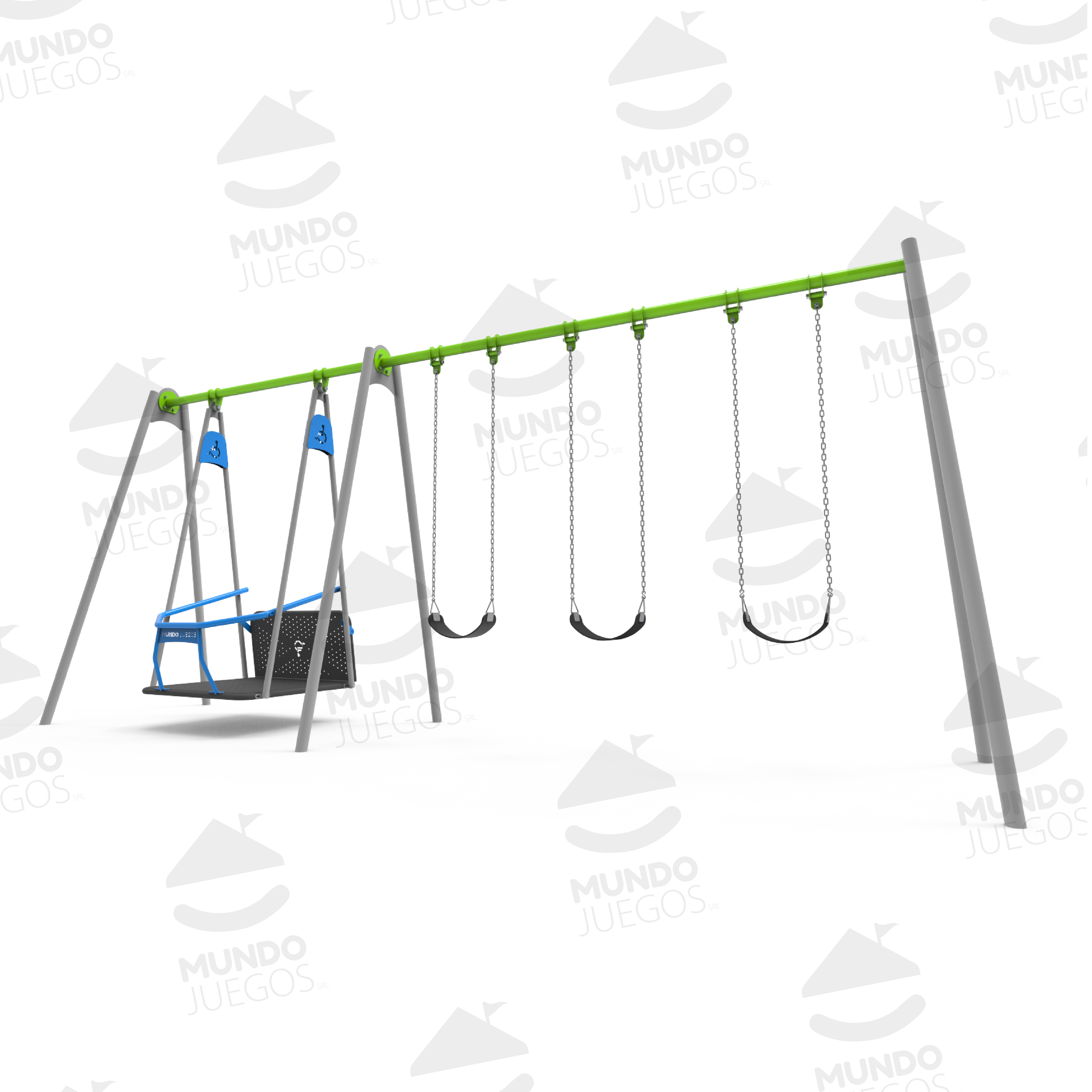 Ordenar Mobiliario JI09.8 - HAMACA CUÁDRUPLE INCLUSIVA